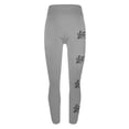 thumbnail image 6 of Feancey Sales of The Day Cute Leggings for Women Valentines Day Heart Letter Print Tummy Control Yoga Pants Holiday Casual Stretchy High Waisted Workout Tights Gray S, 6 of 7