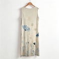 thumbnail image 6 of Yutgune Nightgowns for Women Floral Print Sleep Dress Sleeveless Soft Nightshirt Sleepshirt Sleepwear Lightweight Pajamas, 6 of 6