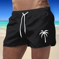 thumbnail image 3 of CONZONE Men'S Swim Trunks Hawaiian Graphic Y2K Board Shorts for Men Elastic Waist Drawstring Lightweight Quick Dry Summer Beach Swim Shorts, 3 of 4