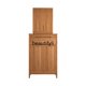 thumbnail image 2 of Nicho budista de madera de cerezo con puerta, gabinete vertical chino, mesa budista, ESTUCHE DE INCIENSO para el hogar, gabinete de altar ancestro, 2 of 4