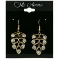 thumbnail image 2 of Mi Amore Leaf Dangle-Earrings Gold-Tone, 2 of 2