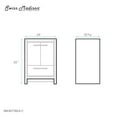 thumbnail image 3 of Virage 24 Freestanding, Bathroom Vanity in Natural Oak Cabinet Only, 3 of 3
