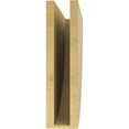 thumbnail image 4 of 4"W x 16"D x 16"H Thin Durham Rough Cedar Woodgrain TimberThane Corbel, Primed Tan, 4 of 6