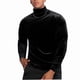 thumbnail image 5 of pstuiky Camisas casuales de manga larga para hombre, Camisa de gamuza de cuello alto ajustada de color sólido para hombre, top de manga larga con cuello alto tops de invierno para hombre s, 5 of 5