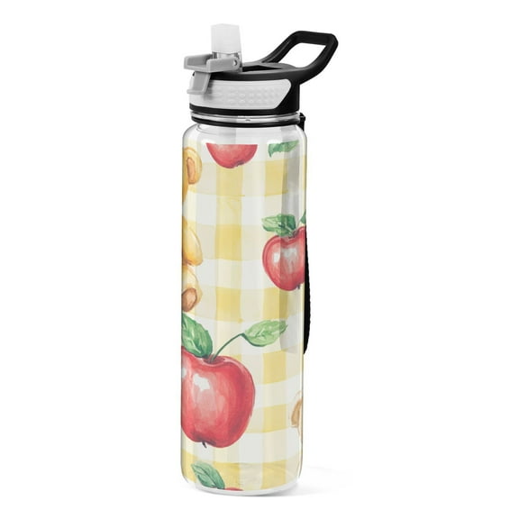 BZSMCE Sport Bottle Bears Apple Delight Outdoor sports Water Bottle Size: 10.4x3in