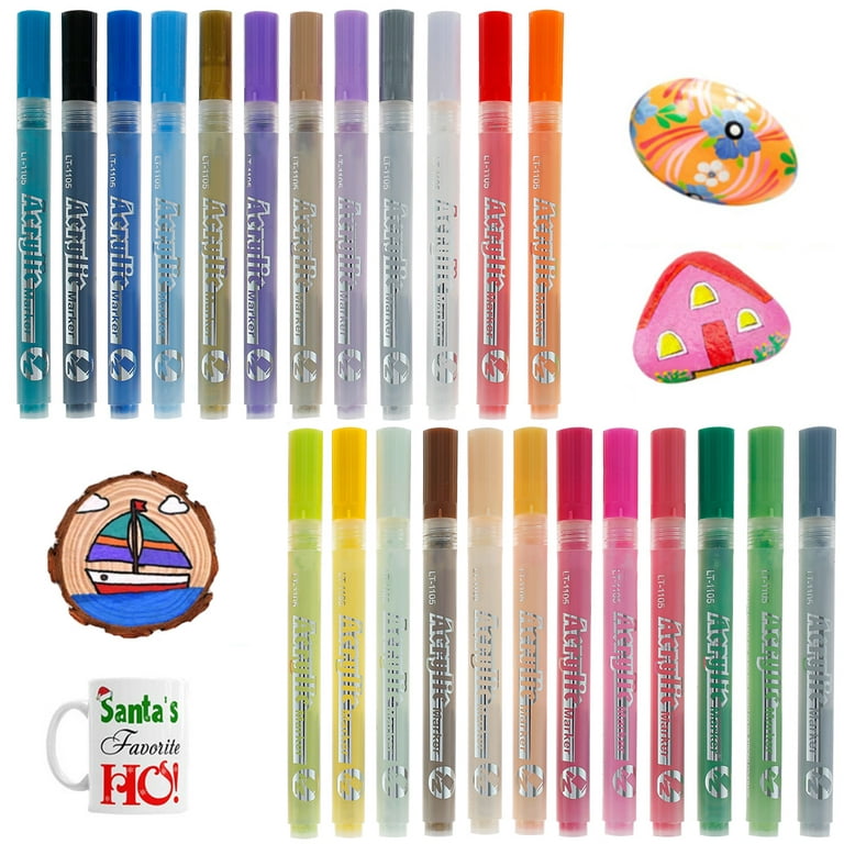 Touchnew 24Colors Skin Color Marker Tones Set Art Markers Pen