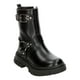 thumbnail image 4 of Botas Niña Tropicana Negro Doble Hebilla Zipper Plataforma negro 18 MX, 4 of 10