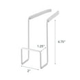 thumbnail image 7 of Yamazaki Home Faucet-Hanging Sponge Holder - Two Sizes, White, Steel, Single, Water Resistant, No Assembly, 7 of 7