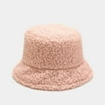 thumbnail image 6 of CoCopeaunts Black Bucket Hat Lamb Thickening Warm Basin Hat for Women Outdoor Fisherman Hat Four Seasons Wild Wear, 6 of 8
