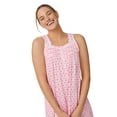 thumbnail image 7 of Aria Women's Sleeveless Long 100% Cotton Nightgown in 46", Sizes XS to 5X, 7 of 7