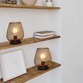 thumbnail image 6 of Set of 4 Battery Operated Lamp LED Table Lantern, Metal Cage Cordless Lamps with LED Bulb, 6 of 8