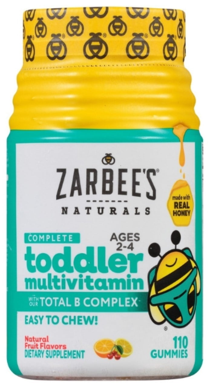 2 Pack ZarBee's Naturals Toddler Complete Multivitamin Easy Chew