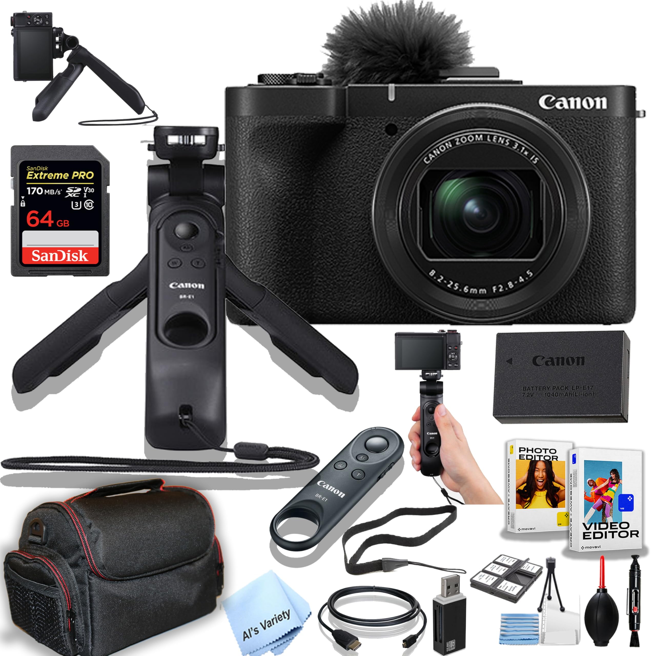 Canon PowerShot SX70 HS, Digital Camera, 20.3 MP, 4K Video, 65x