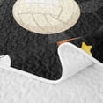 thumbnail image 5 of Erosebridal Ball Games Kids Quilt King,Football Sport American Rugby Print Baseball Lovers King Coverlet Set,3pcs, 5 of 7