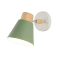 thumbnail image 3 of Lámpara de Pared Nórdica E27, Lámpara de Noche Decorativa, Candelabro de Pared Simple, Iluminación para Habitación de , Balcón, , Escalera Verde Sunnimix Aplique de pared de habitación, 3 of 8