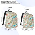 thumbnail image 4 of Daiia Wild Sea Life Vintage Canvas Backpack for Men and Women ,Hiking Backpack,Travel Laptop Bag for School,Large Capacity Backpack-Small, 4 of 8