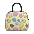 thumbnail image 2 of Lunch Bag Lunch Box for Women Reusable Insulated Lunch Bags,Water-Resistant Colored Donuts Cooler Lunch Tote Bag, Large Capacity for Work Travel Picnic, 2 of 6