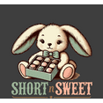 thumbnail image 2 of Short N Sweet Boy's Charcoal Crew Neck Short Sleeve Tee-Medium, 2 of 4
