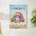 thumbnail image 2 of Scottish Fold Celebrates Rainbow Pride Month LGBT LGBTQ+ Vertical Matte Canvas Poster Cat Lover Kitten Owner Gifts Wall Art Home Decor - 01003, 2 of 5