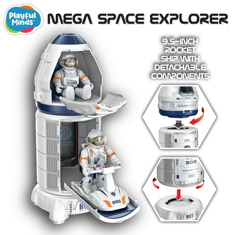 Playful Minds: Mega Space Explorer - 15pc Lights & Sounds