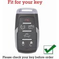 thumbnail image 2 of Key Fob Cover Compatible with Dodge RAM 1500 2500 TRX Challenger Charger Durango Hornet 2021-2026 Keychain Case Holder Protector,A Gray, 2 of 8