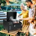 thumbnail image 3 of Costway Electric Wood Pellet Grill and Smoker Tabletop w/ Temperature Probe, 3 of 10