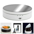 thumbnail image 2 of Ludlz Motorized Rotating Display Stand Flexible Adjustment, ABS, 5.43" x 5.43" x 1.38", White, 2 of 2