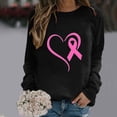 thumbnail image 1 of FcBaudy Hauts pour Femmes, Chemisiers et Chemises à Manches Longues à Col Rond, Chemises pour Femmes Prévention pour Femmes Col Rond Décontracté Imprimé Raglan Manches Longues T-Shirt à Col Rond Haut en polyester pour Femmes, 1 of 4