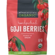 Viva Naturals Organic Goji Berries, 2 lb (Pack of 1) Handpicked