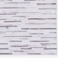 thumbnail image 6 of Contemporary Home Living 3' x 5' Horizontal Patchwork Area Throw Rug - Gray and Cream, 6 of 8