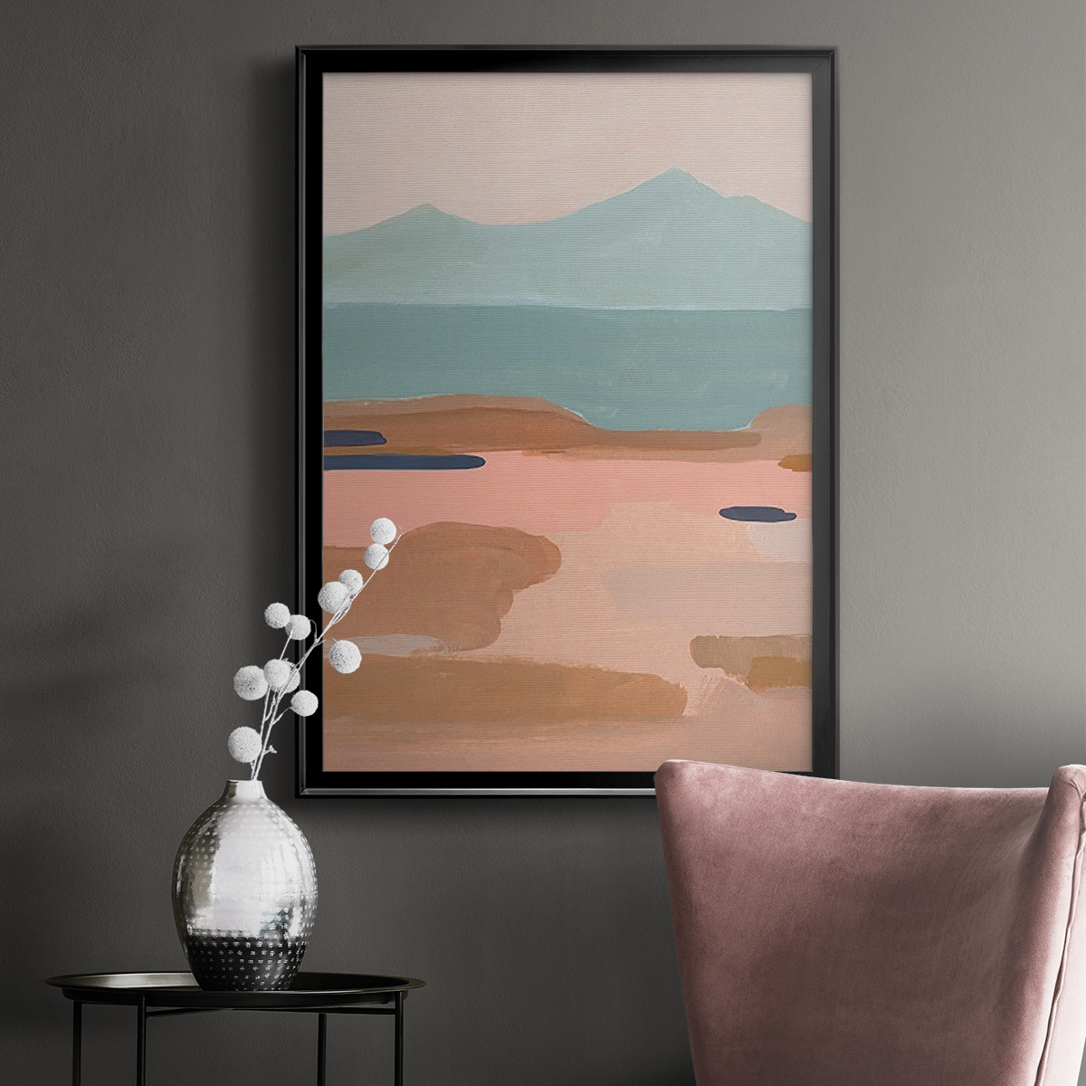 Desert Sunrise II Premium Framed Print, in Gold, Black, or Silver - Ready to Hang