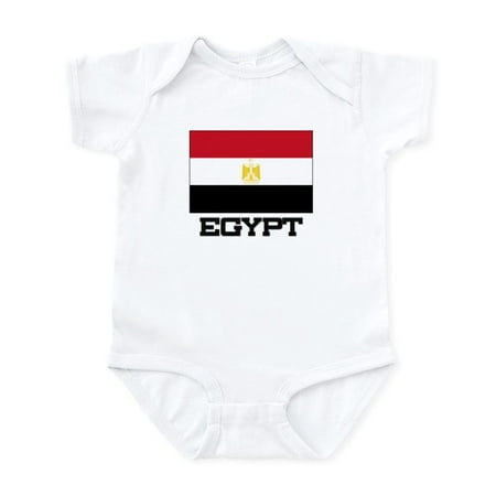 

CafePress - Egypt Flag Infant Bodysuit - Baby Light Bodysuit Size Newborn - 24 Months