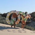 thumbnail image 6 of Sunnylife: Giant Inflatable Noodle - Poolside Sorbet Stripe - 96" Oversized Inflatable Twisting Snake Body Tube, Pastel, Pool & Water Play, Kids 6+, 6 of 10