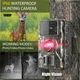 thumbnail image 5 of 16MP 1080P Wildlife Trail and Game Camera Motion Activated Camera IP66 Waterproof Outdoor Infrared Night Vision Camera, 5 of 5