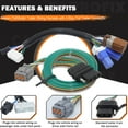 thumbnail image 6 of 4 Way Flat Trailer Wiring Harness Kit Compatible for Nissan Pathfinder QX60, 6 of 6