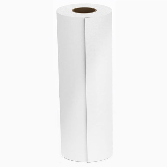 Rollo de papel de periódico blanco PONGHEI de 30 cm x 107 m, 1 paquete