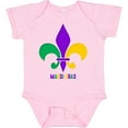 thumbnail image 3 of Inktastic Mardi Gras Fleur De Lis Girls Baby Bodysuit, 3 of 5