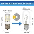 thumbnail image 5 of Simba Lighting LED T6 4W 40W Equivalent Bulbs 120V E17 6000K Daylight 2-Pack, 5 of 10