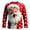 Red A, variant on Mens Christmas Shirt Long Sleeve Casual Xmas Printed Dress Shirt Button Up Collar Blouse Tops Festive Party Graphic Tee Red B L