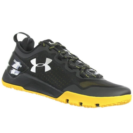 under armour yellow and black shoes