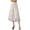 White, variant on Vedolay Skirt for Summer Skirt for Women Pleated High Waist Bow Tie Back Flowy A Line Long Skirt with Pockets,Black L