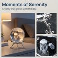 thumbnail image 2 of Unique Bargains Crystal Ball Figurine 3D Glass Paperweight with Base Clear Style N, 2 of 7