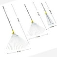 thumbnail image 5 of 73 inch Adjustable Garden Rake, Leaf Rake, steel, 5 of 8