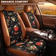 thumbnail image 3 of CHAQLIN Seat Protector Ladybug Floral Print 2 Piece Car Front Seat Covers Machine Washable for Truck Non-Slip Polyester Car Seat Covers, 3 of 7