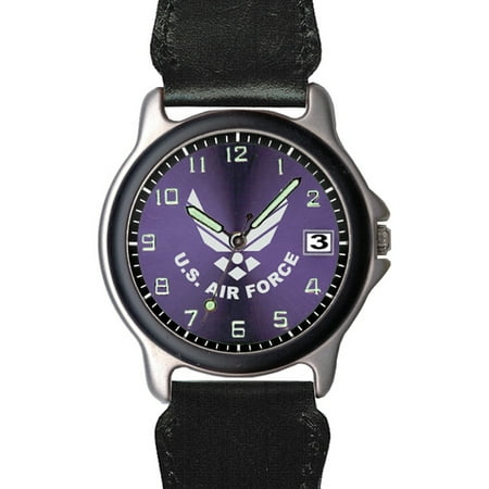 US Air Force Nylon and Silver Watch