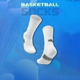 thumbnail image 2 of Xfvqtps Mens Towel Bottom Running Socks Mid Tube Color Blocking Simplicity Sweat Absorbing Comfortable Breathable Thick Elastic Sports Hiking Socks Gray, 2 of 6
