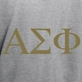 thumbnail image 3 of CafePress - Alpha Sigma Phi Greek Letters Gold Sweatshirt - Pullover Hoodie, Hooded Sweatshirt, 3 of 4