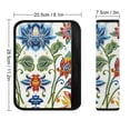 thumbnail image 6 of WYYP Flowers Leaves Car Seat Belt Cover Protects Neck and Shoulder from Rubbing 2Pcs, 6 of 6