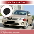 thumbnail image 3 of Tapa del gancho de remolque delantero izquierdo para Toyota Corolla 2007-2009, tapa del gancho de remolque, gancho No.5212802250/5212802910, plástico sin pintar, 1 pieza, 3 of 6
