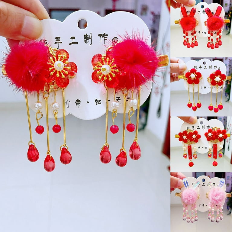 Handmade Chinese Style Shell Flower Embroidery Hair Pin – IDREAMMART